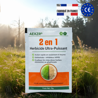 ✨ De la Jungle à la Pelouse Parfaite ! | ⏱️ Disparition Visible en 6 Heures ! | AEXZR® Herbicide 2-en-1 Ultra-Puissant