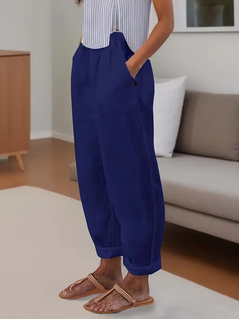 Sfrcord® Minimalist Solid Versatile Pants