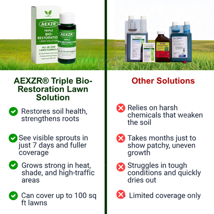 ⚡AEXZR® Solution de Bio-Restauration Triple pour Pelouse