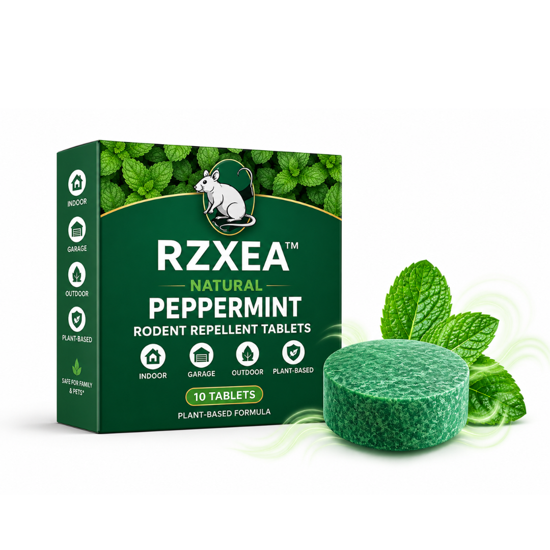 Tablettes Répulsives Naturelles à la Menthe Poivrée RZXEA™ pour Maison & Garage 🏡