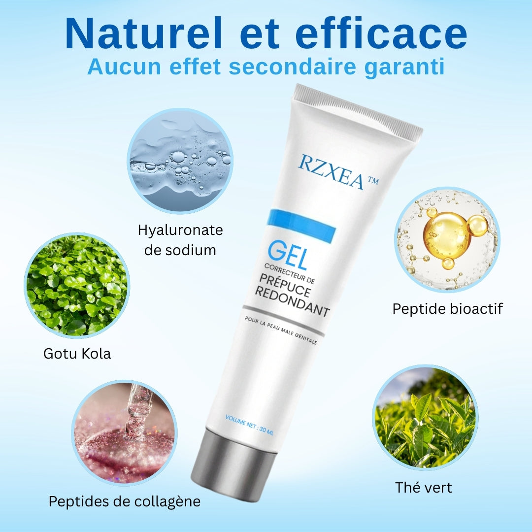 🛡️RZXEA™ Gel Correcteur de Prépuce Redondant -🌟 Solution Naturelle et Efficace pour Réduire💪
