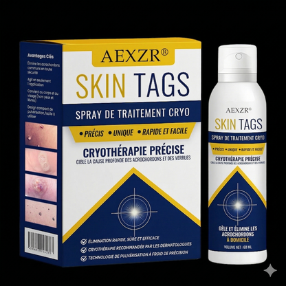 AEXZR® Spray de traitement cryogénique pour verrues et kératoses: Élimination rapide des verrues et de la kératose – Résultats visibles en 7 jours ✨