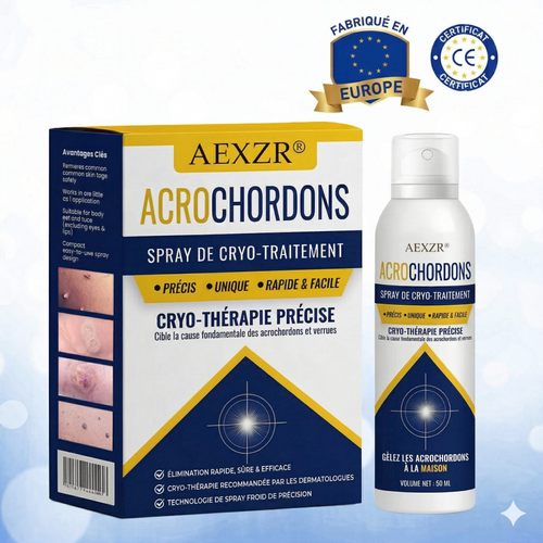 AEXZR® Spray de traitement cryogénique pour verrues et kératoses: Élimination rapide des verrues et de la kératose – Résultats visibles en 7 jours ✨