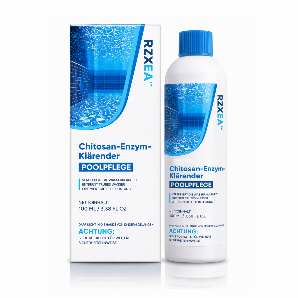 🏆 Système professionnel Chitosane‑Enzyme RZXEA™ : nettoyage à triple action pour une expérience de baignade de niveau professionnel 🛡️