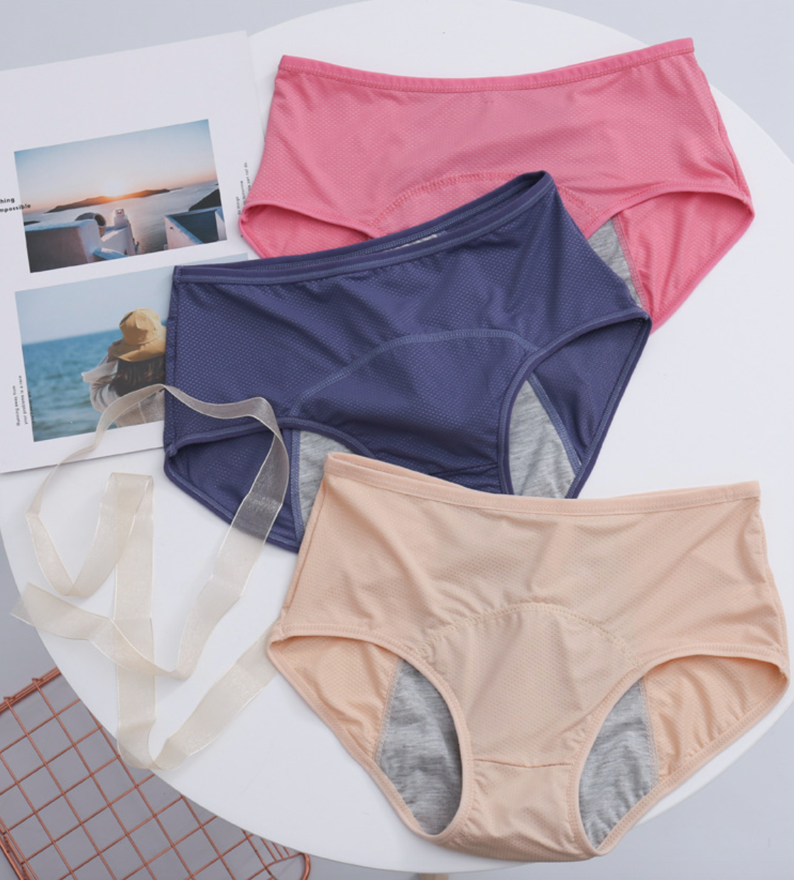 Culottes menstruelles étanches (Lot de 3)